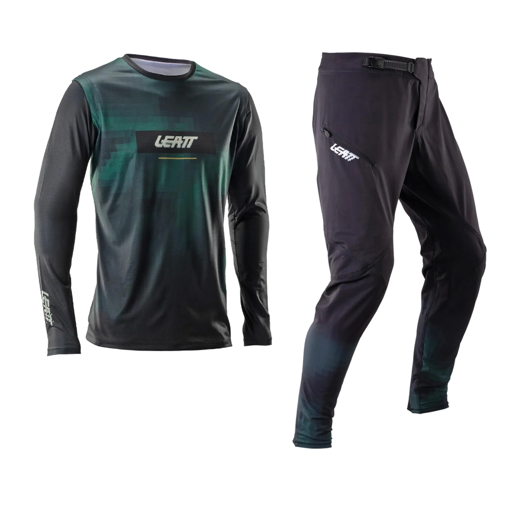 Leatt Completo Maglia e Pantaloni MTB Gravity 1.0 - Entry-Level per Enduro e Trail | Szymon Godziek | 3xl/us40/eu58 - immagine 4