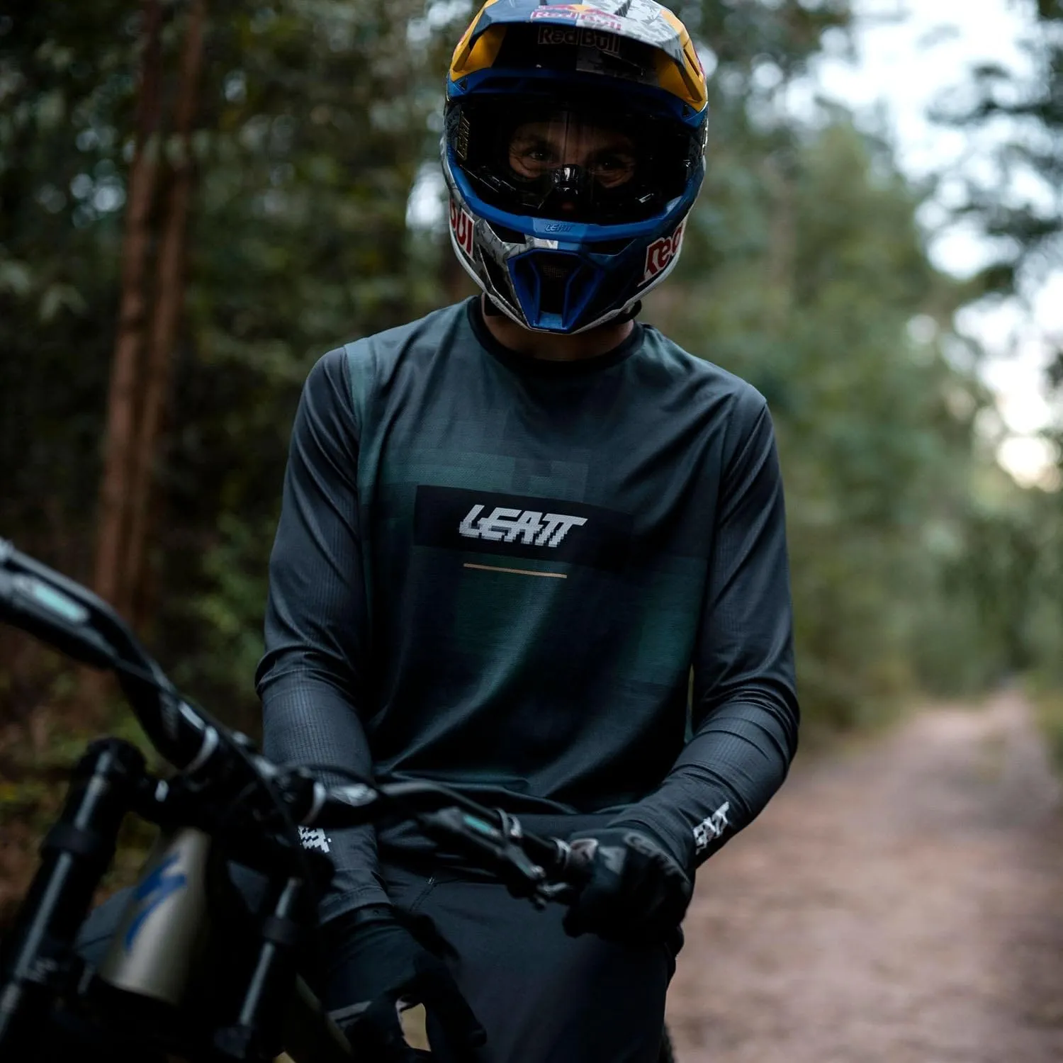 Leatt Completo Maglia e Pantaloni MTB Gravity 1.0 - Entry-Level per Enduro e Trail | Szymon Godziek | 3xl/us40/eu58 - immagine 8