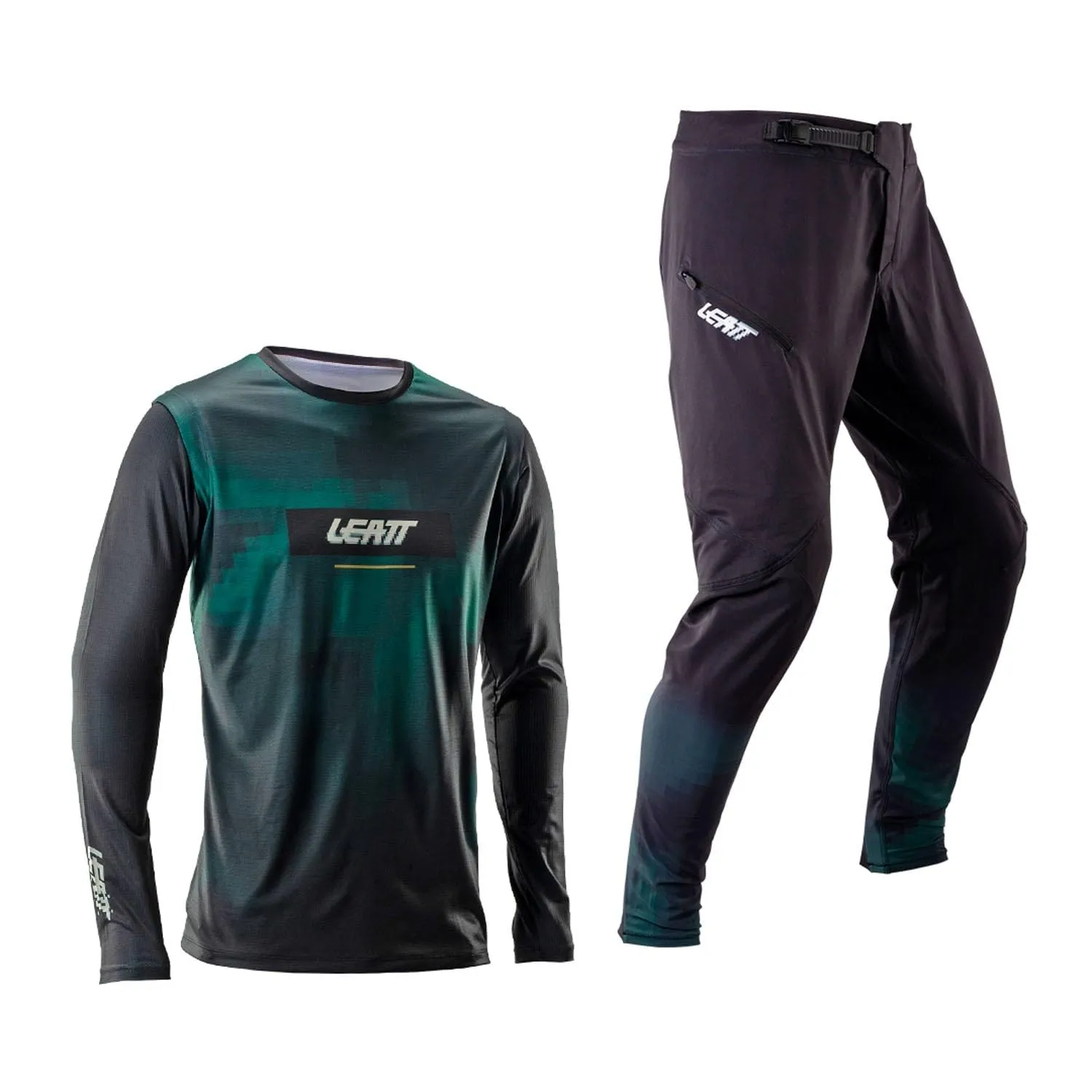 Leatt Completo Maglia e Pantaloni MTB Gravity 1.0 - Entry-Level per Enduro e Trail | Szymon Godziek | Xl/us36/eu54 - immagine 5