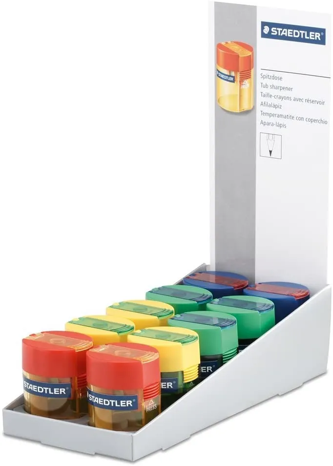 Staedtler 511 006 temperamatite con deposito - Fino a 82 mm - Angolo di affilatura 23º - immagine 1