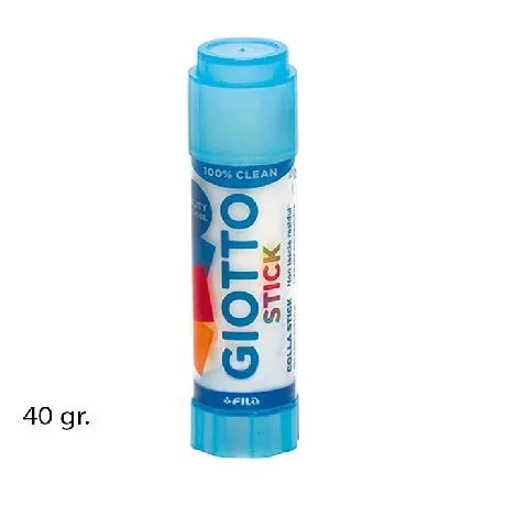 Giotto Stick Stick Colla Grande - Capacità 40gr - Senza Solventi - Asciugatura Rapida - Adatto per Uso Scolastico - immagine 1