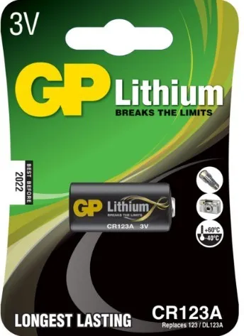 GP Batteries Lithium CR123A Batteria monouso Litio - immagine 1