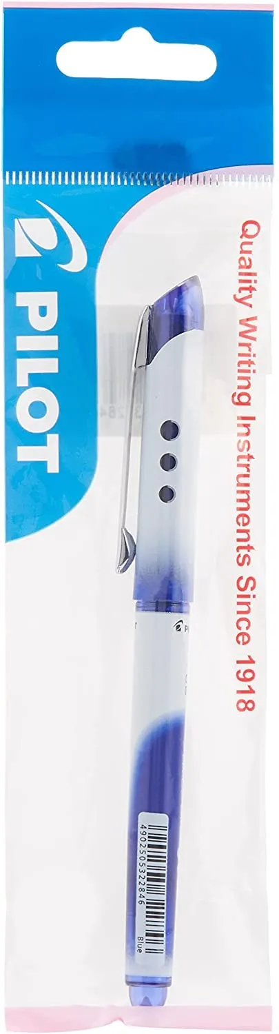 Penna a inchiostro liquido Pilot V Ball Grip 05 - Punta a sfera conica 05 mm - Linea 03 mm - Impugnatura in gomma - Colore blu - immagine 1