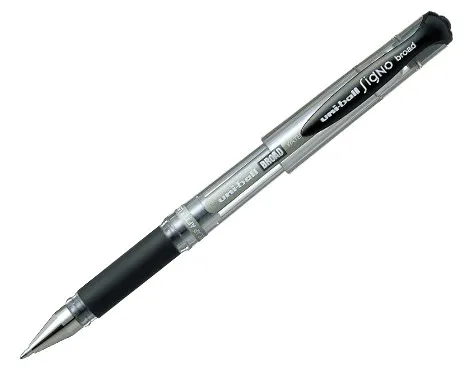 Uni-Ball Signo UM-153 Penna in gel retrattile Nero 1 pz - immagine 1