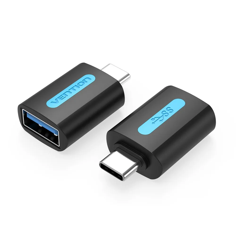 Vention CDUB0 adattatore per inversione del genere dei cavi USB C USB A Nero - immagine 1