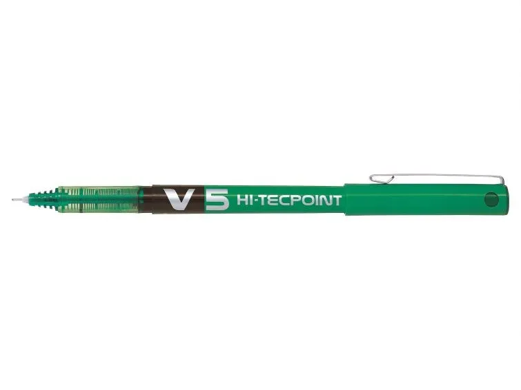 Pilot Hi-Tecpoint V5 Verde Penna a sfera 1 pz - immagine 1