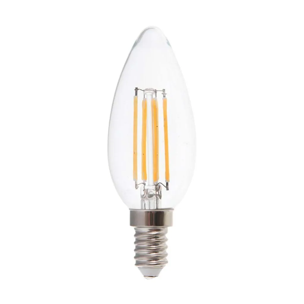 V-TAC Lampadina LED E14 4W Candela Filamento 3 Step Dimmerabile 3000K - immagine 1