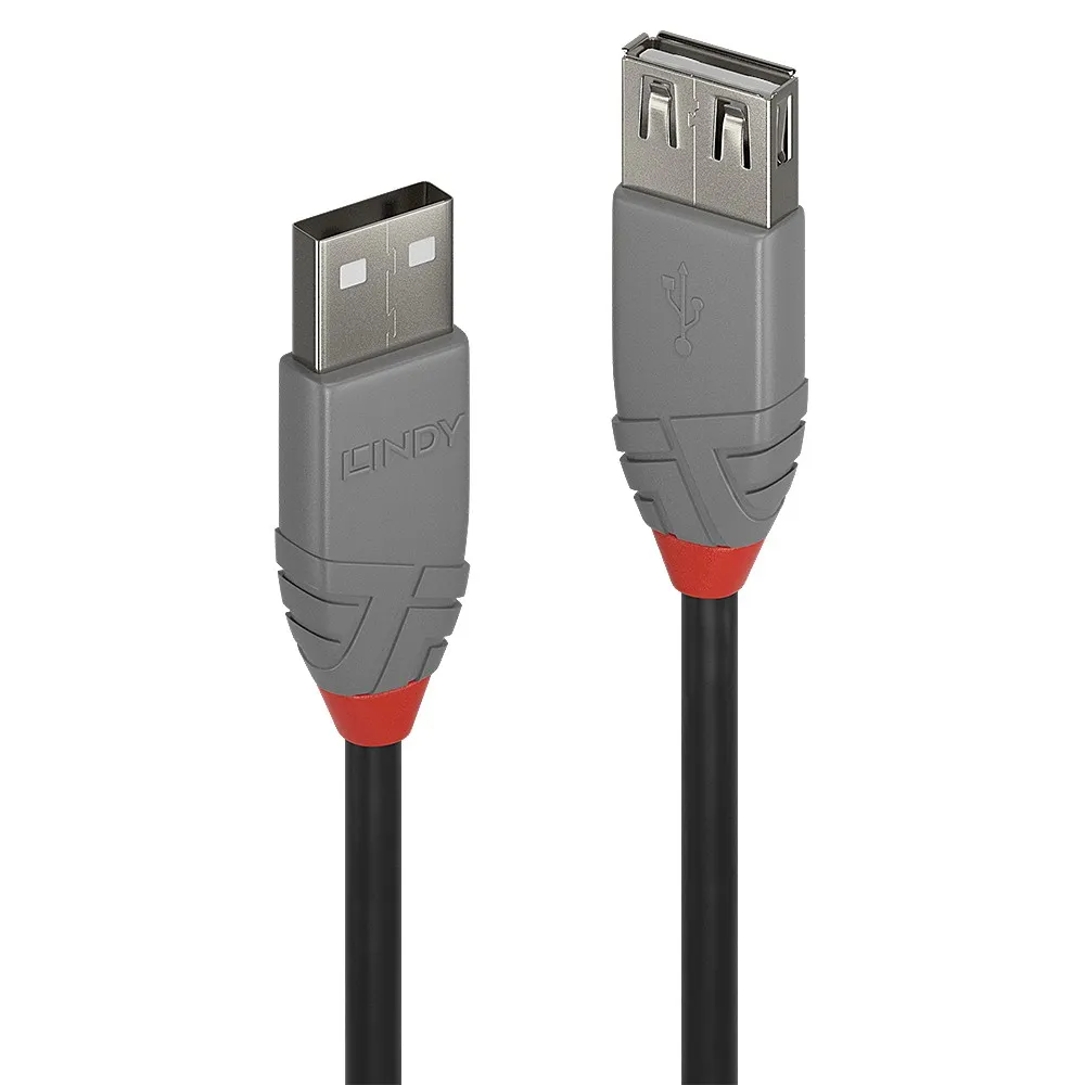 Lindy Prolunga Usb 2.0 Tipo A Anthra Line 0.5M - immagine 1