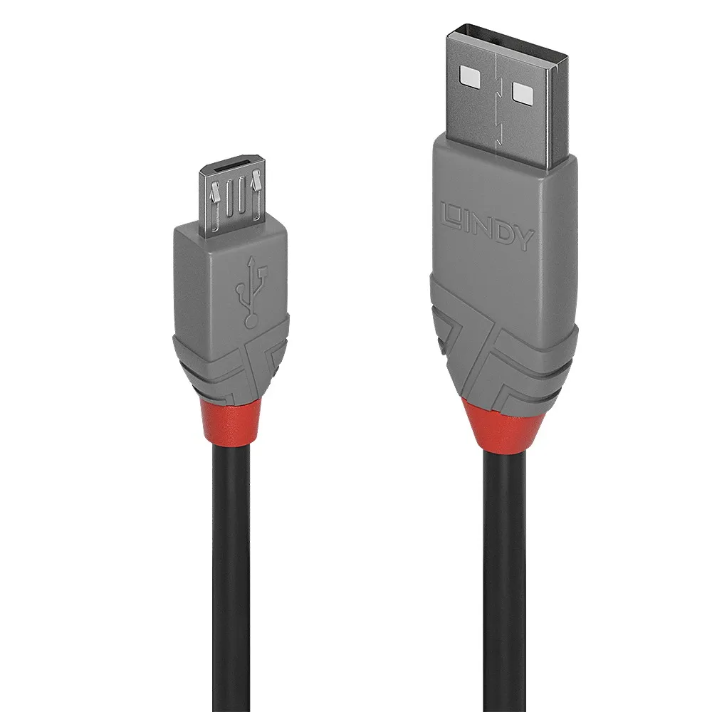 Lindy Cavo Usb 2.0 Tipo A A Micro B Anthra Line 0.5M - immagine 1