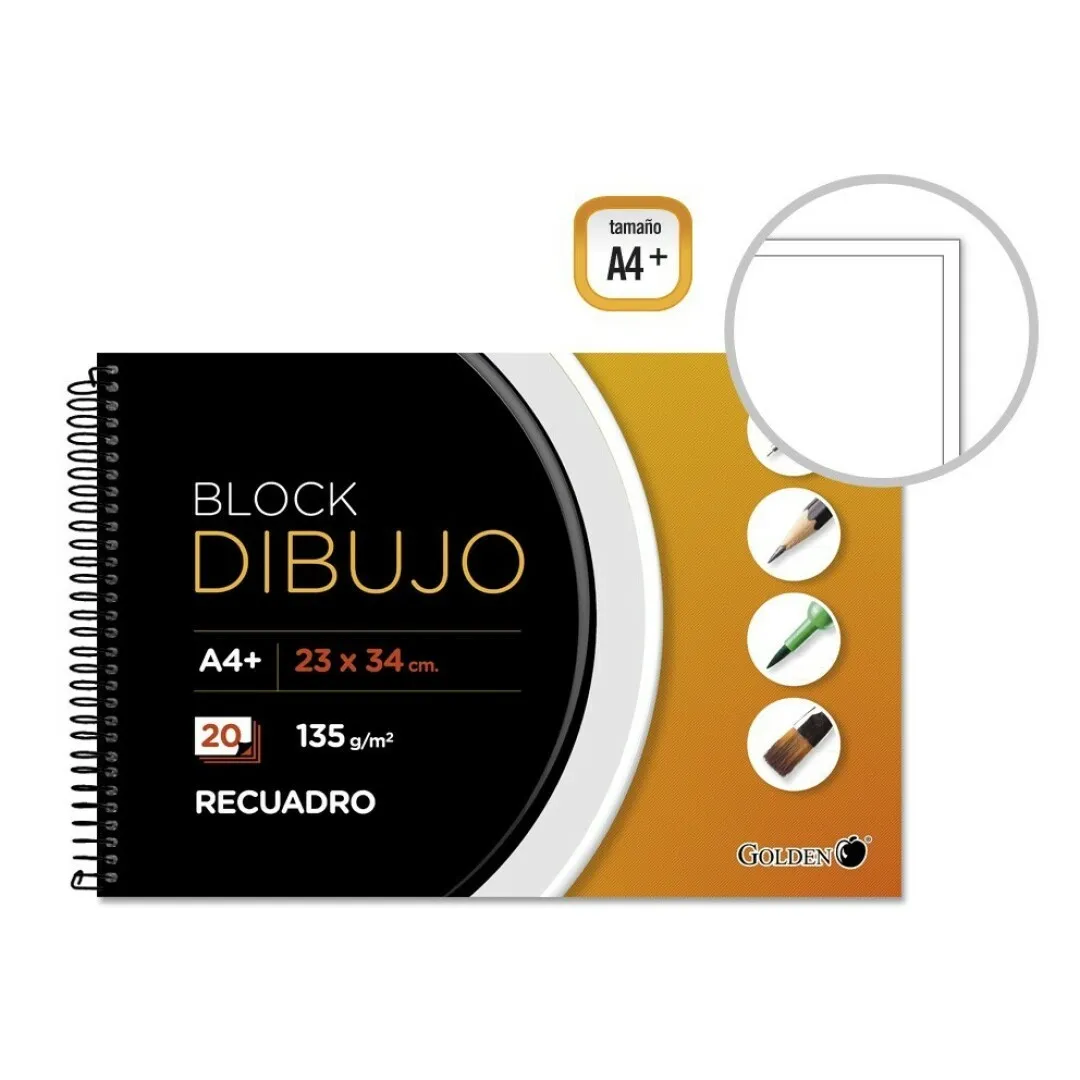 Golden 321537 quaderno per scrivere A4+ 20 fogli Multicolore - immagine 1