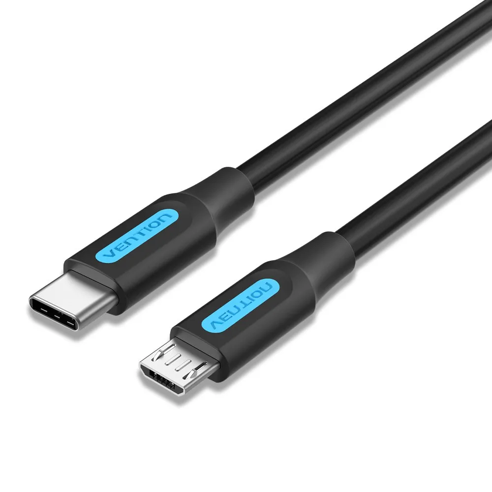Vention COVBD cavo USB USB 2.0 05 m Micro-USB B USB C Nero - immagine 1