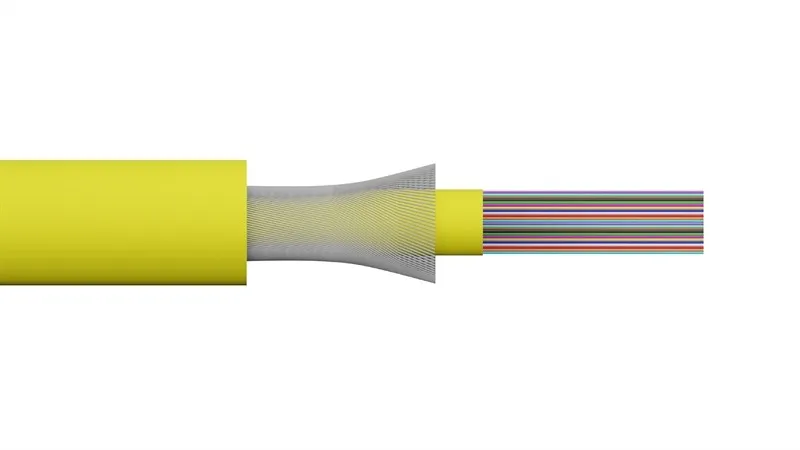 Cavo Fibra Ottica 24 Fibre Loose Os2 Antiroditore Lszh Classe B2Ca (Al Metro) - immagine 1