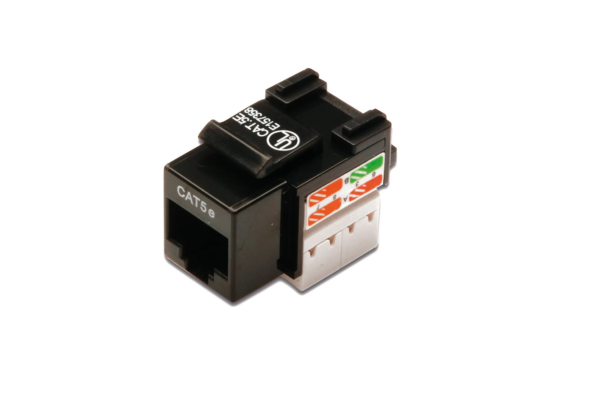 Inserto Jack Utp Rj45 8 Poli Cat 5E (Frutto) - immagine 1