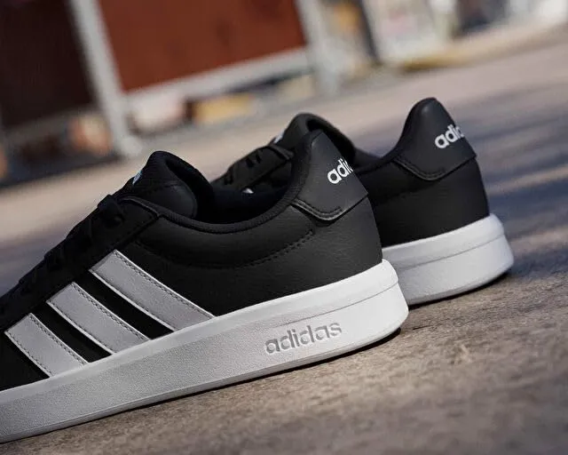 adidas Donna Grand Court Base 3.0 Shoes, Core Black/Ftwr White/Core Black, 37 1/3 EU - immagine 2