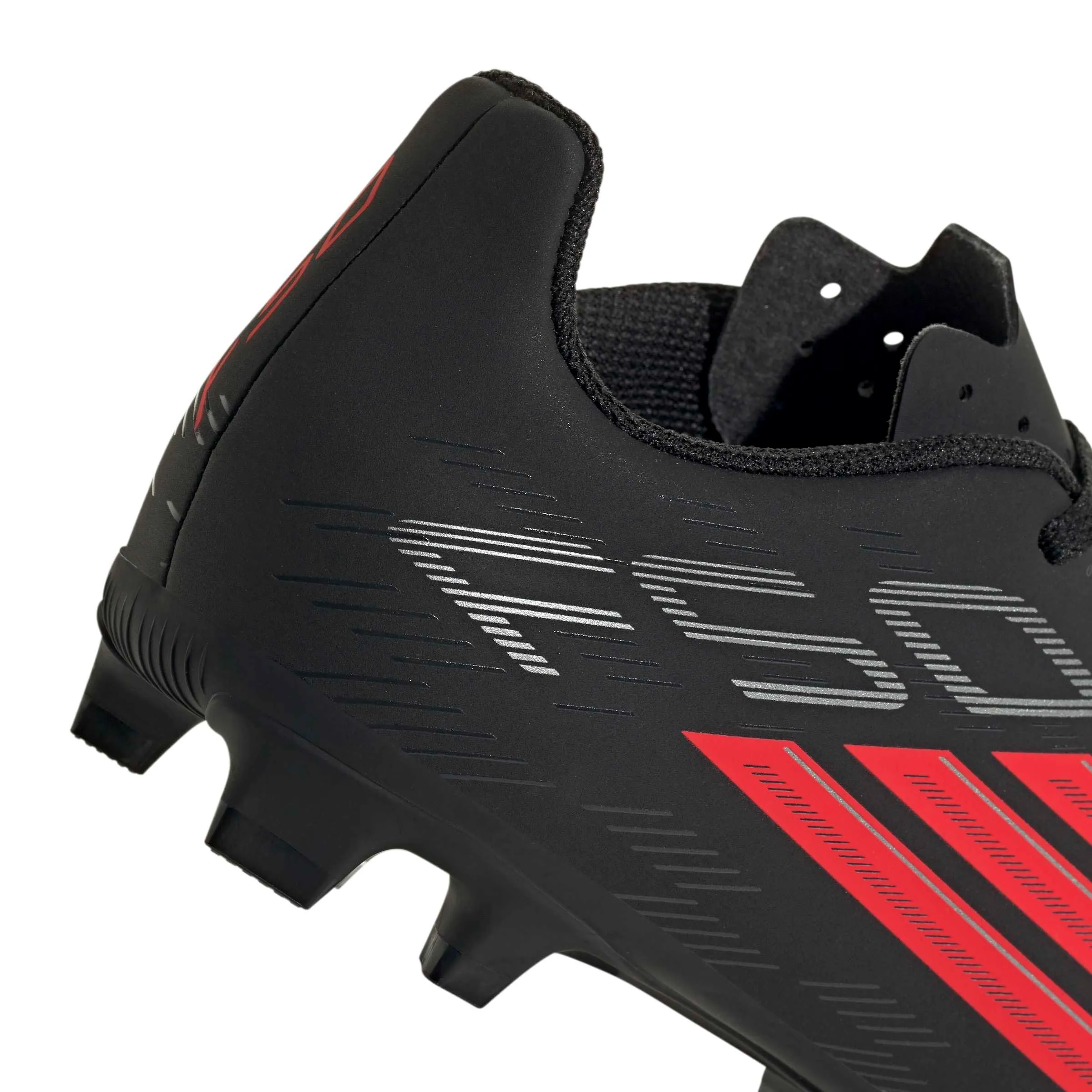 adidas Unisex - Bambini e Ragazzi F50 Club Firm Ground/Multi Ground Football Boots Kids, Core Black/Lucid Red/Core Black, 36 2/3 EU - immagine 7