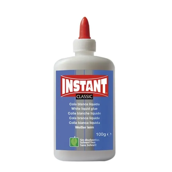 Colla istantanea classica bianca 100 g - Adatta ai bambini e/o per uso domestico - Senza solventi - Bianca - immagine 1