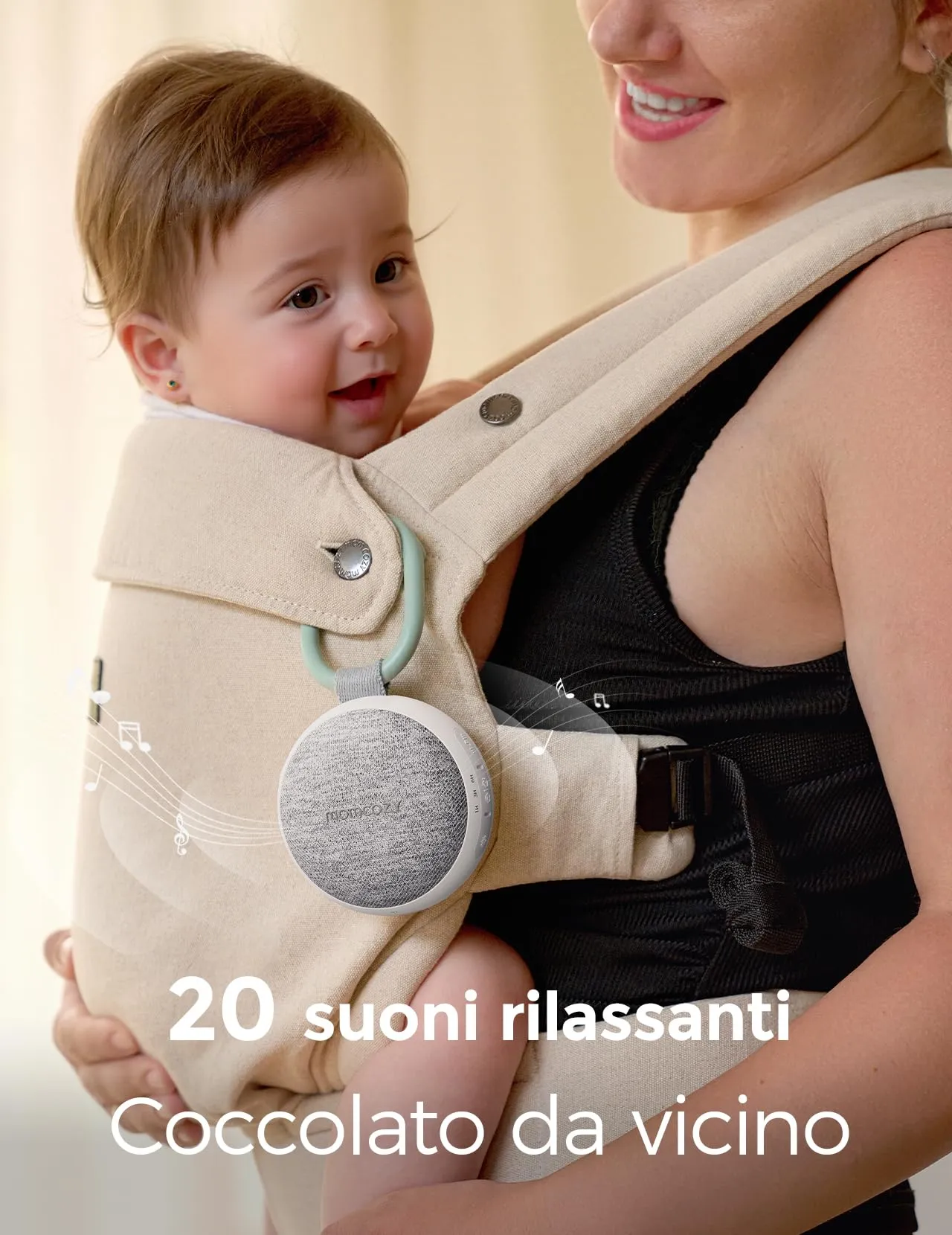 Momcozy WN06 Rumori Bianchi per Neonato Portatile, Regalo Neonato Maschio - immagine 3