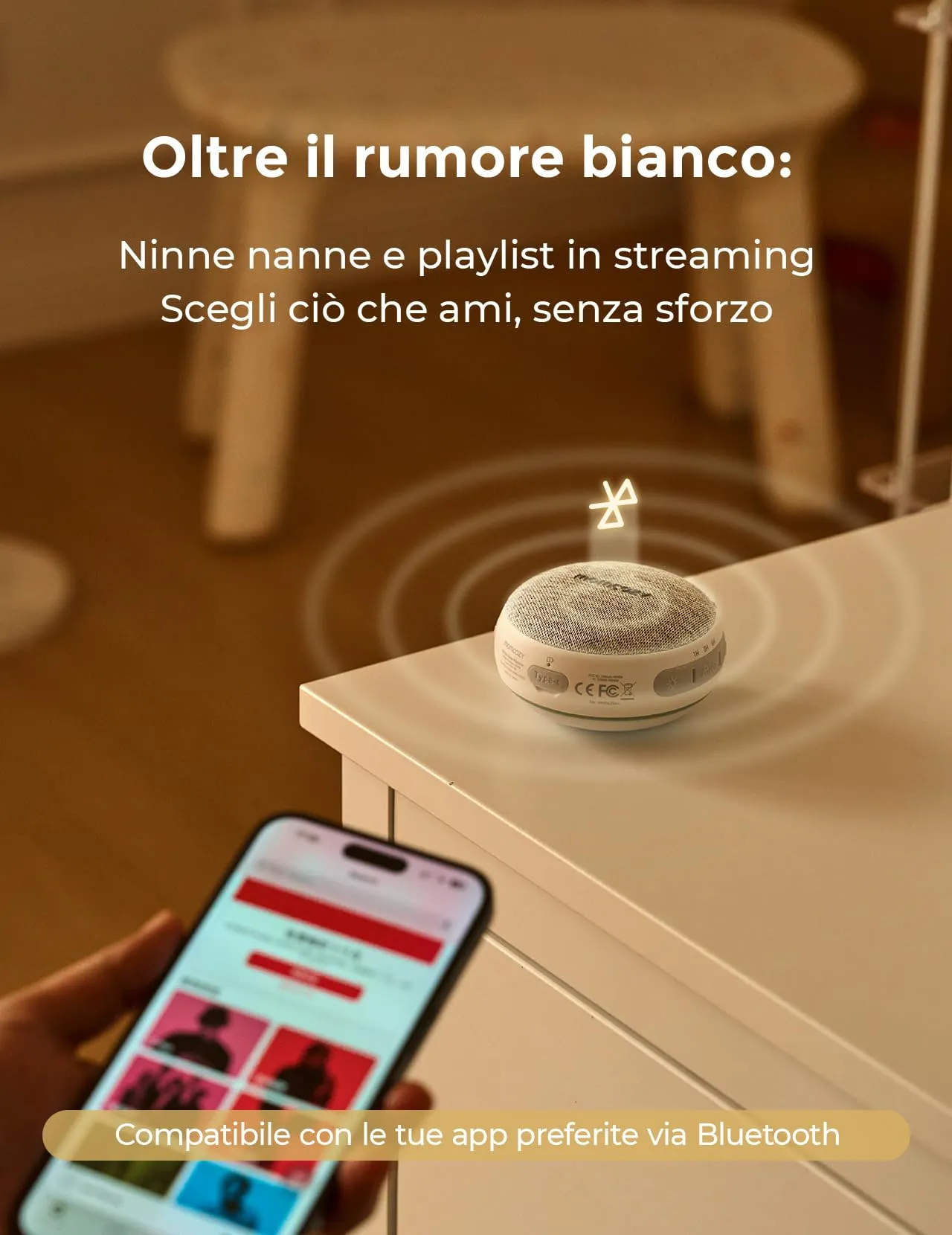 Momcozy WN06 Rumori Bianchi per Neonato Portatile, Regalo Neonato Maschio - immagine 7