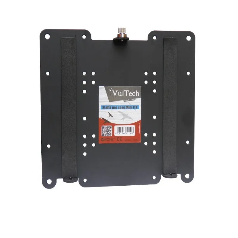 Staffa supporto Vultech ST-MINI da Monitor TV per Mini Case VESA 75x75mm - immagine 1
