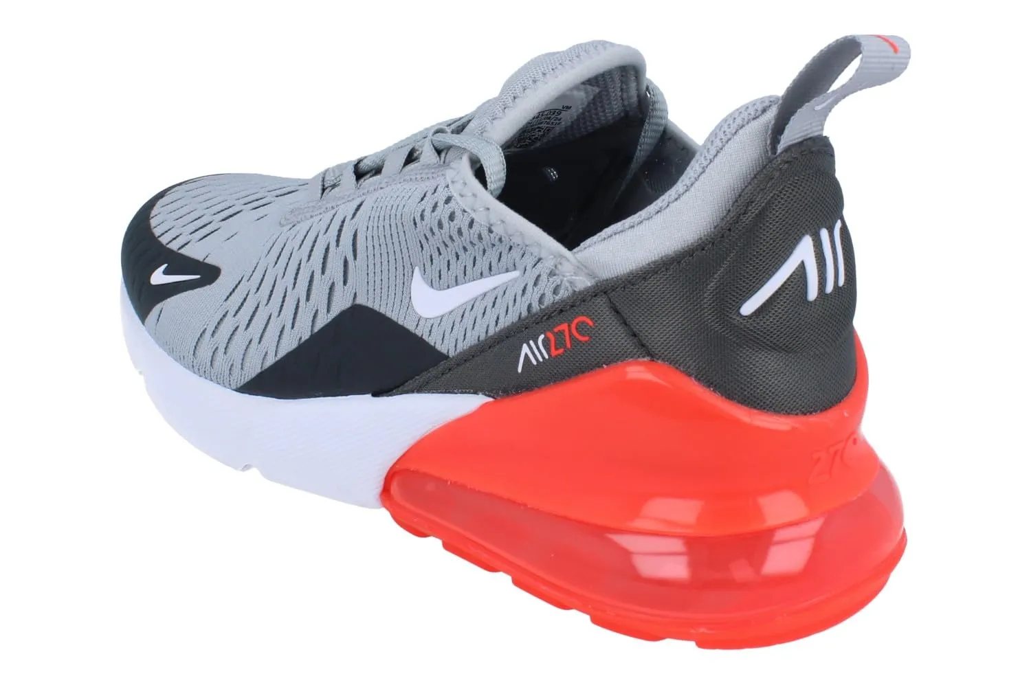 Nike Scarpe da corsa Air Max 270 GS da uomo, Wolf Grigio Bianco Antracite 039, 4.5 Big Kid - immagine 2