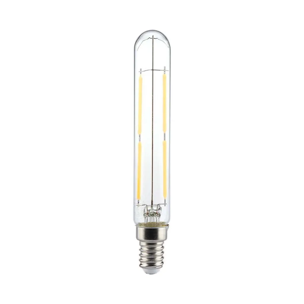 Led Bulb - 4W E14 T20 Filament Clear Glass 4000K - immagine 1