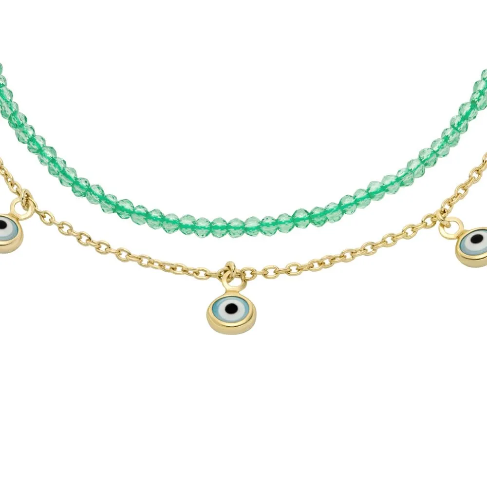 Fossil Women's Semi precious beads with lobster clasp closure bracelet - immagine 2