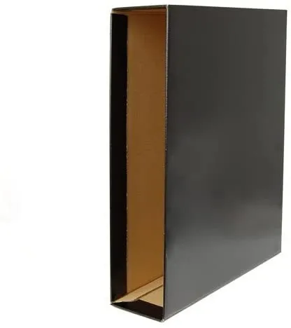 Scatola portadocumenti in cartone Esselte - Formato A4 - Dorso 75 mm - Capacità 500 fogli - Colore nero - immagine 1