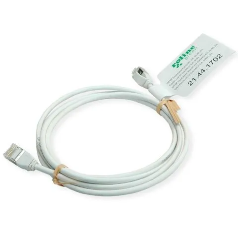 Roline Green U/Ftp Datacenter Patchcord Cat.6A/Class Ea Lsoh/Tpe Slim Grey 0.3M - immagine 1