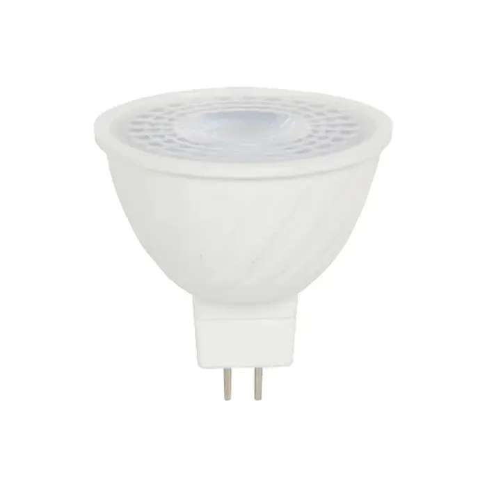 V-TAC Faretto LED GU5.3 (MR16) 6W 12V 110° Copertura Trasparente 3000K - immagine 1