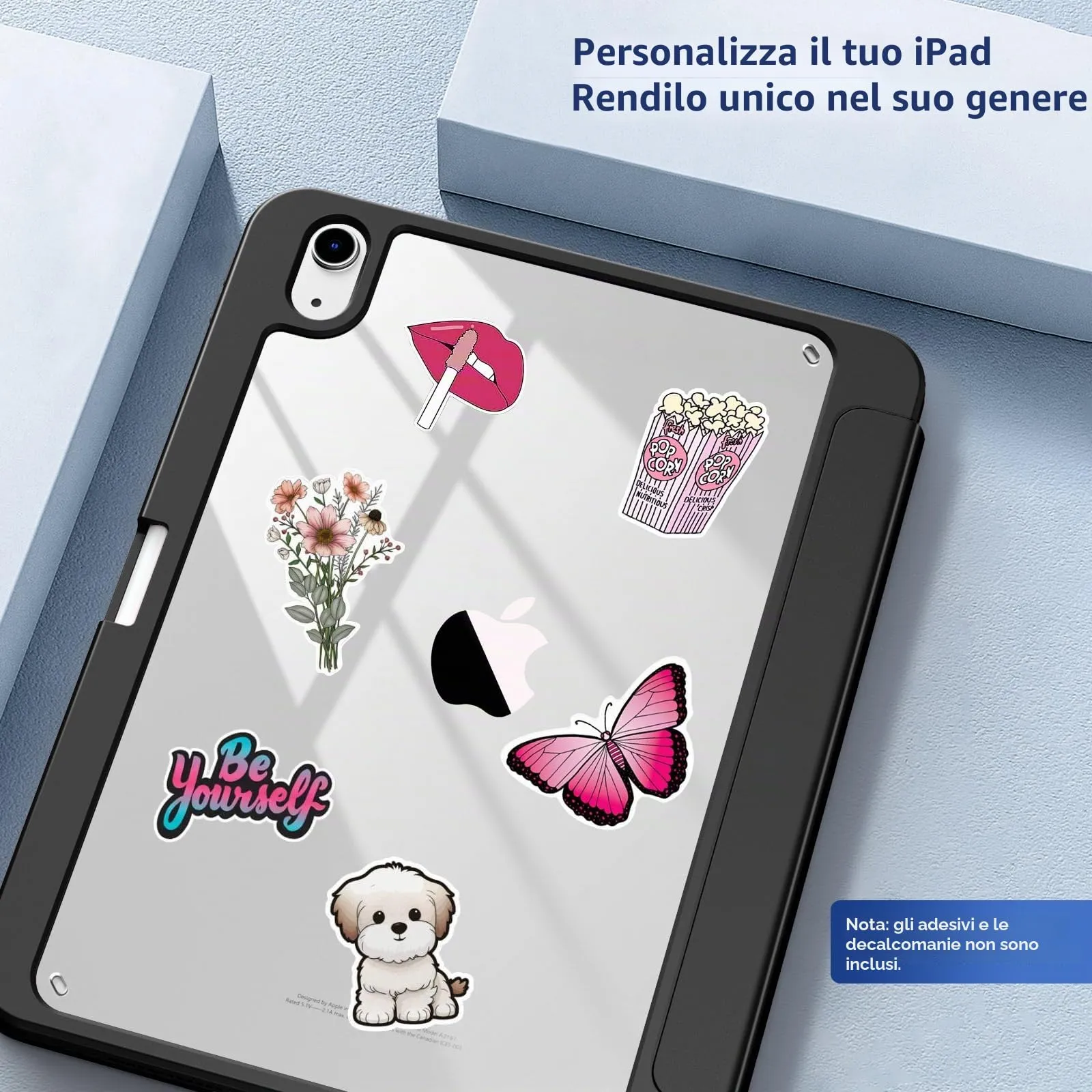 TiMOVO Cover per iPad A16 11. Gen 11"&10. Gen 10,9", Nero - immagine 6