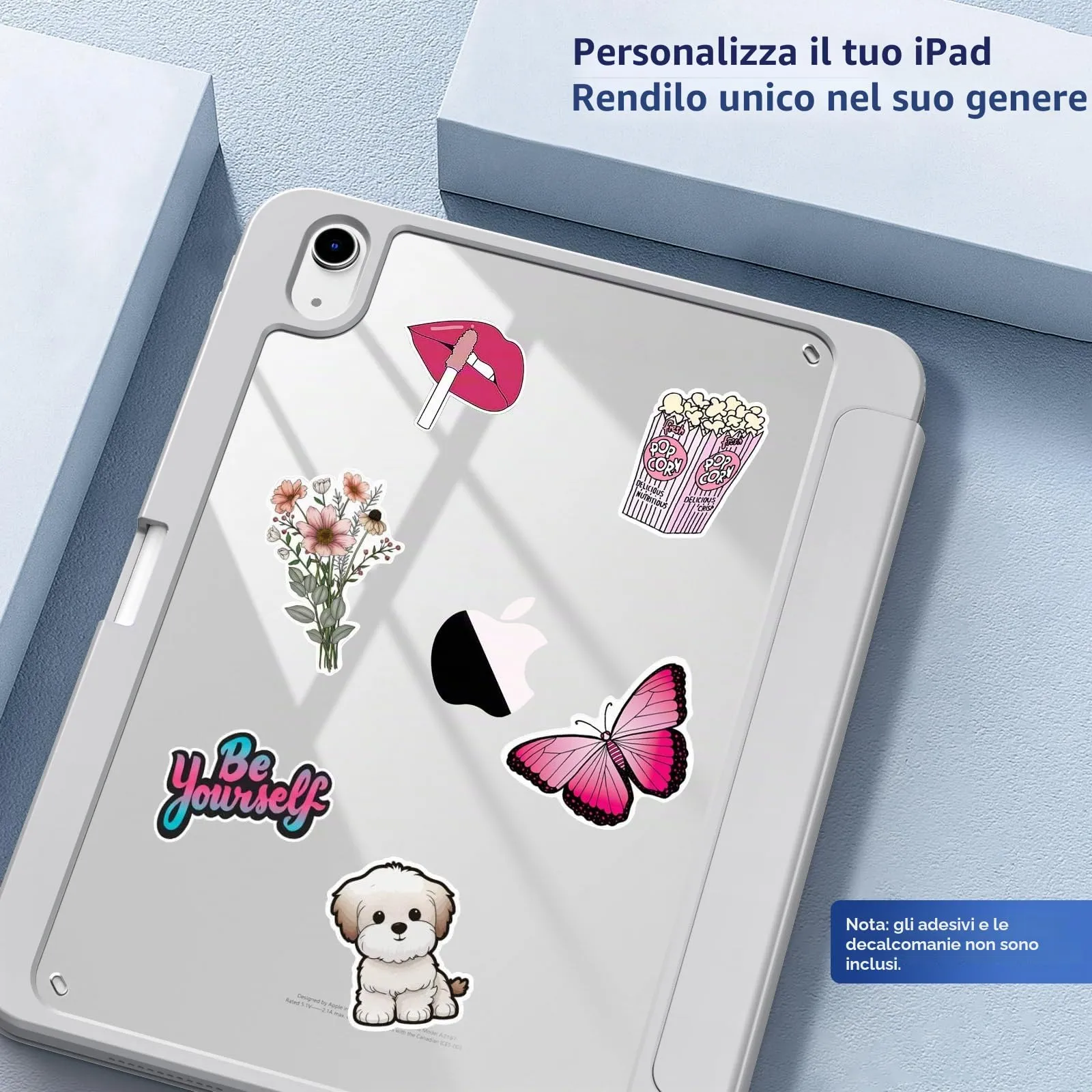 TiMOVO Cover per iPad A16 11. Gen 11"&10. Gen 10,9", Grigio Chiaro - immagine 6