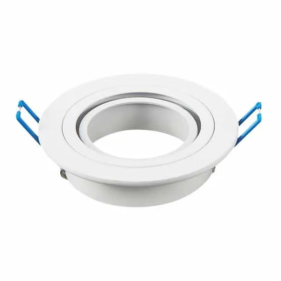 V-TAC VT-782RD Portafaretto orientabile rotondo da incasso per lampadine GU10 - SKU 3599 - immagine 1