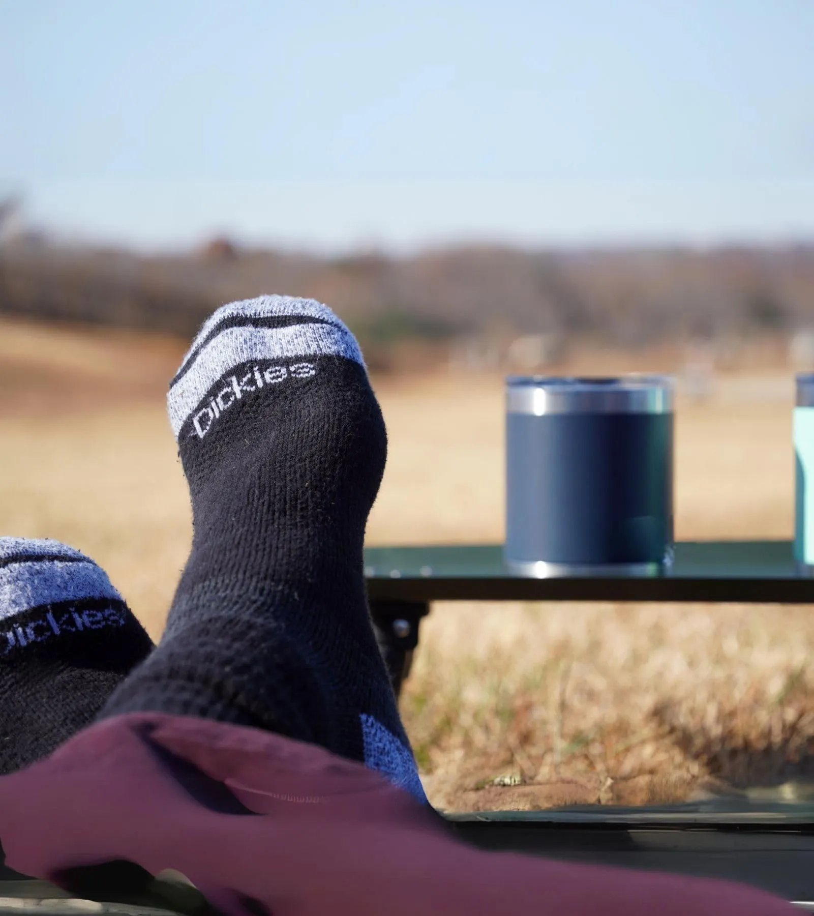 Dickies Dri-Tech Moisture Control Max Full Cushion Crew Socks, Available in M-XL (6, 12 Pairs) Calzini Casual, Black Marl (6 Paia), Large (Pacco da 6) Uomo - immagine 2