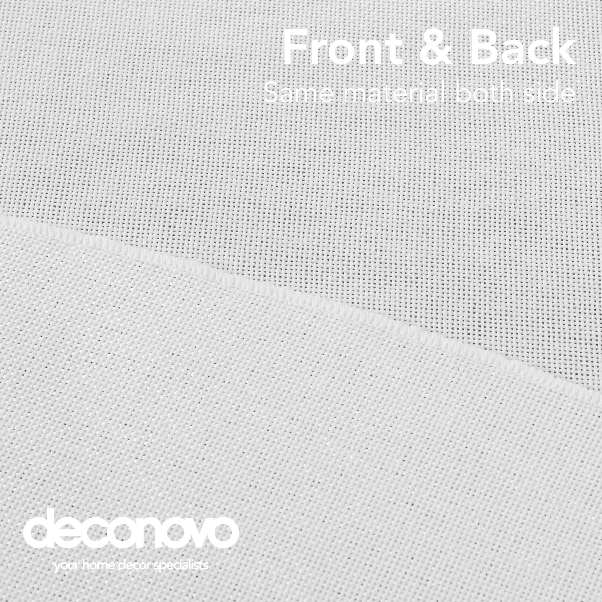 Deconovo Tovaglia Rotonda in Finto Lino 140 cm - immagine 5