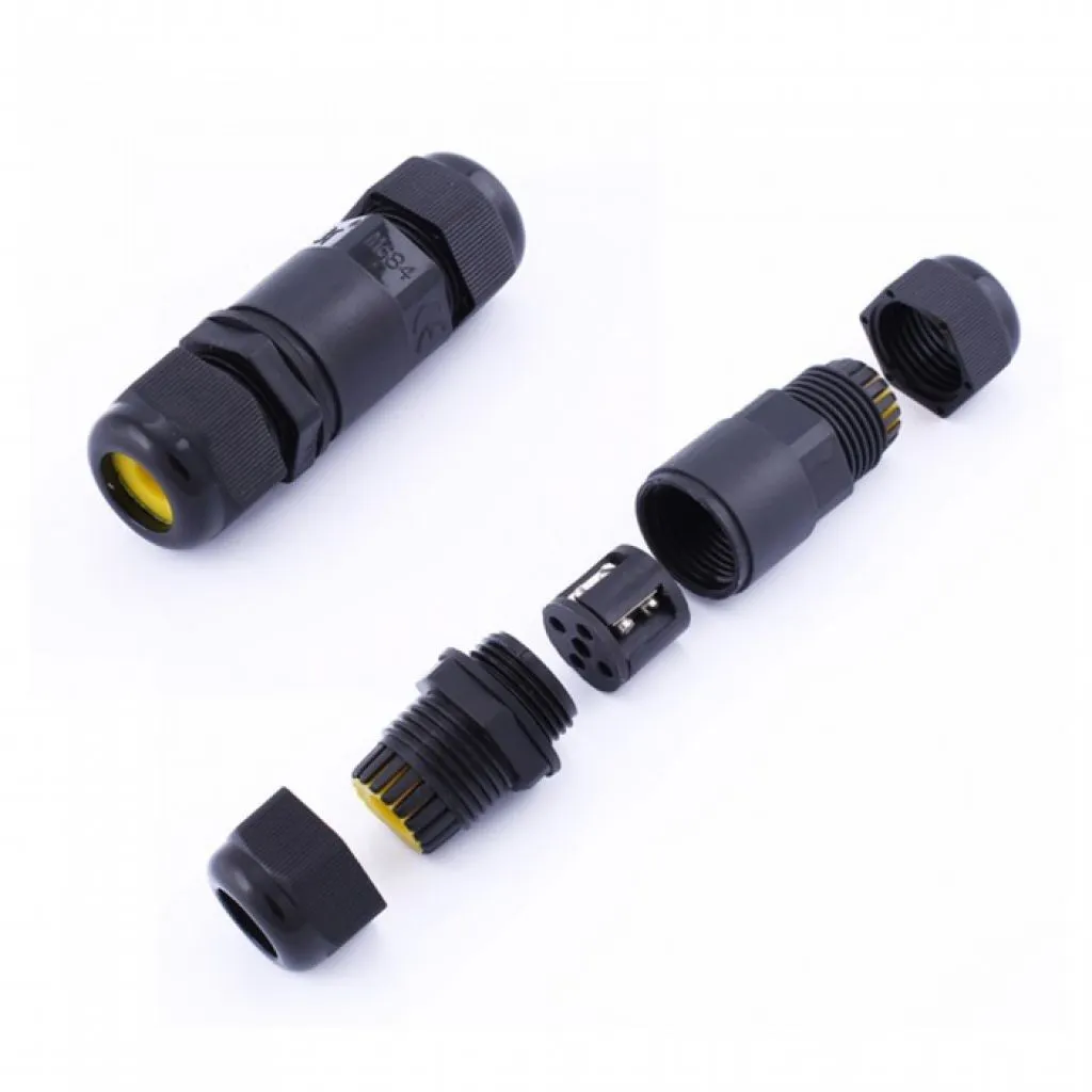 V-TAC Scatola di Derivazione con 2 Terminali 5-9 mm Colore Nero IP68 - immagine 1