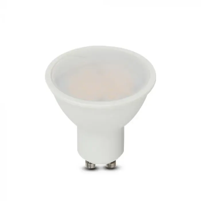 Led Spotlight - Cree Chip 10W Gu10 Plastic Milky Cover 100° 6500K - immagine 1