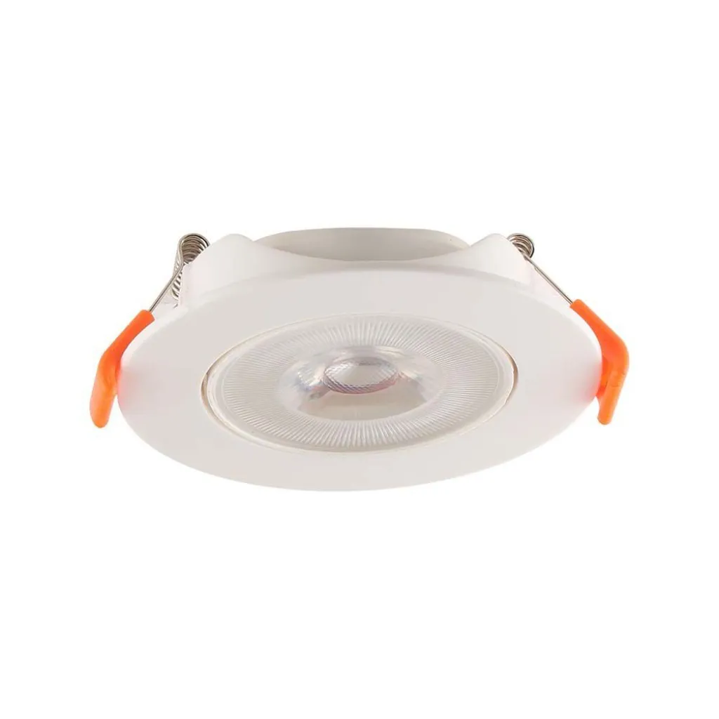 V-TAC Faretto LED Chip Samsung Rotondo da Incasso 7W Colore Bianco 4000K - immagine 1