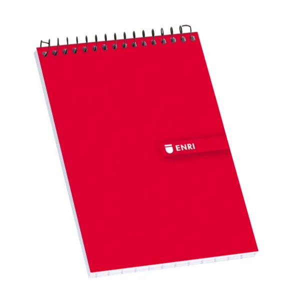Quaderno a spirale Enri 80 fogli griglia 4x4 mm - Formato 80 - Copertina rigida resistente - immagine 1
