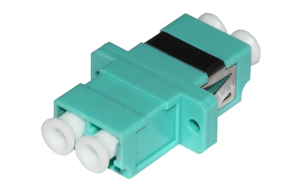 ADATTATORE FIBRA OTTICA LC/LC MULTIMODE DUPLEX OM3 - immagine 1