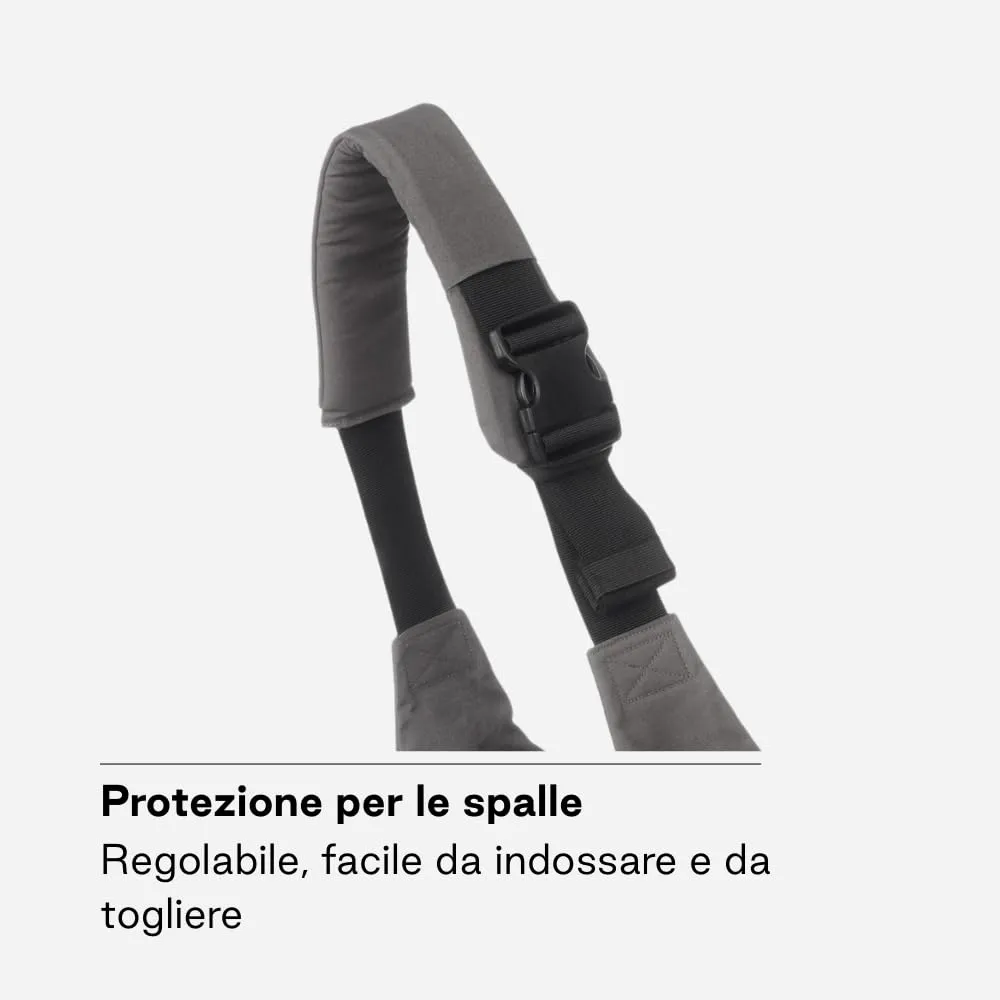 Jané Catch Fascia Portabebè Fianco, Porto Laterale, Regolabile, Ergonomica e Antiscivolo, 100% Cotone, 9-48 Mesi, Grigio - immagine 4