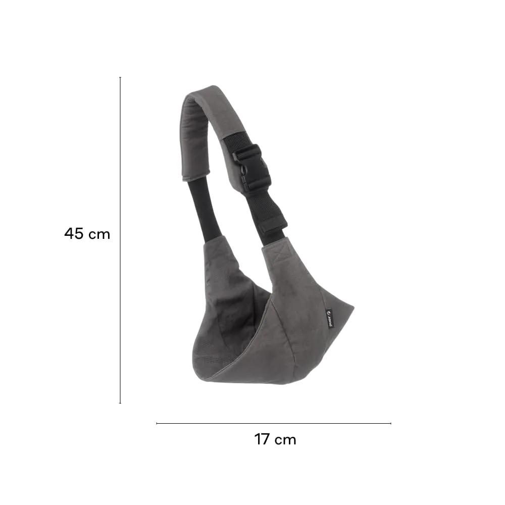 Jané Catch Fascia Portabebè Fianco, Porto Laterale, Regolabile, Ergonomica e Antiscivolo, 100% Cotone, 9-48 Mesi, Grigio - immagine 6