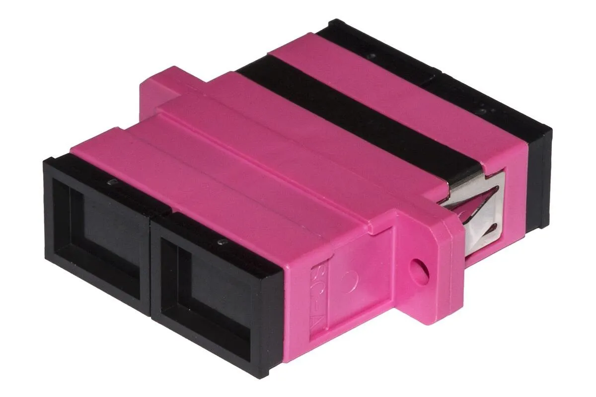 Adattatore Fibra Ottica Sc/Sc Multimodale Duplex Om4 Upc - immagine 1