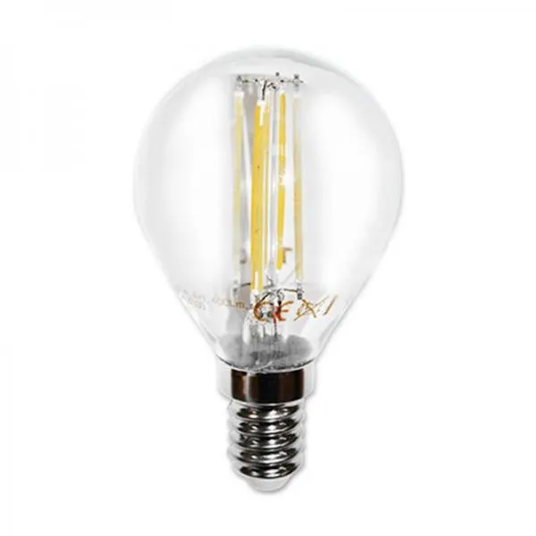 V-TAC VT-1996 Lampadina LED E14 4W MiniGlobo Filamento P45 - Bianco naturale 4000K - SKU 4425 - immagine 1
