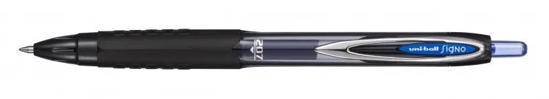 Penna a sfera Uni-ball UMN-207E Signo - Penna a sfera da 07 mm - Impugnatura in gomma anti-fatica - Inchiostro pigmentato resistente alla luce e all'acqua - Colore blu - immagine 1