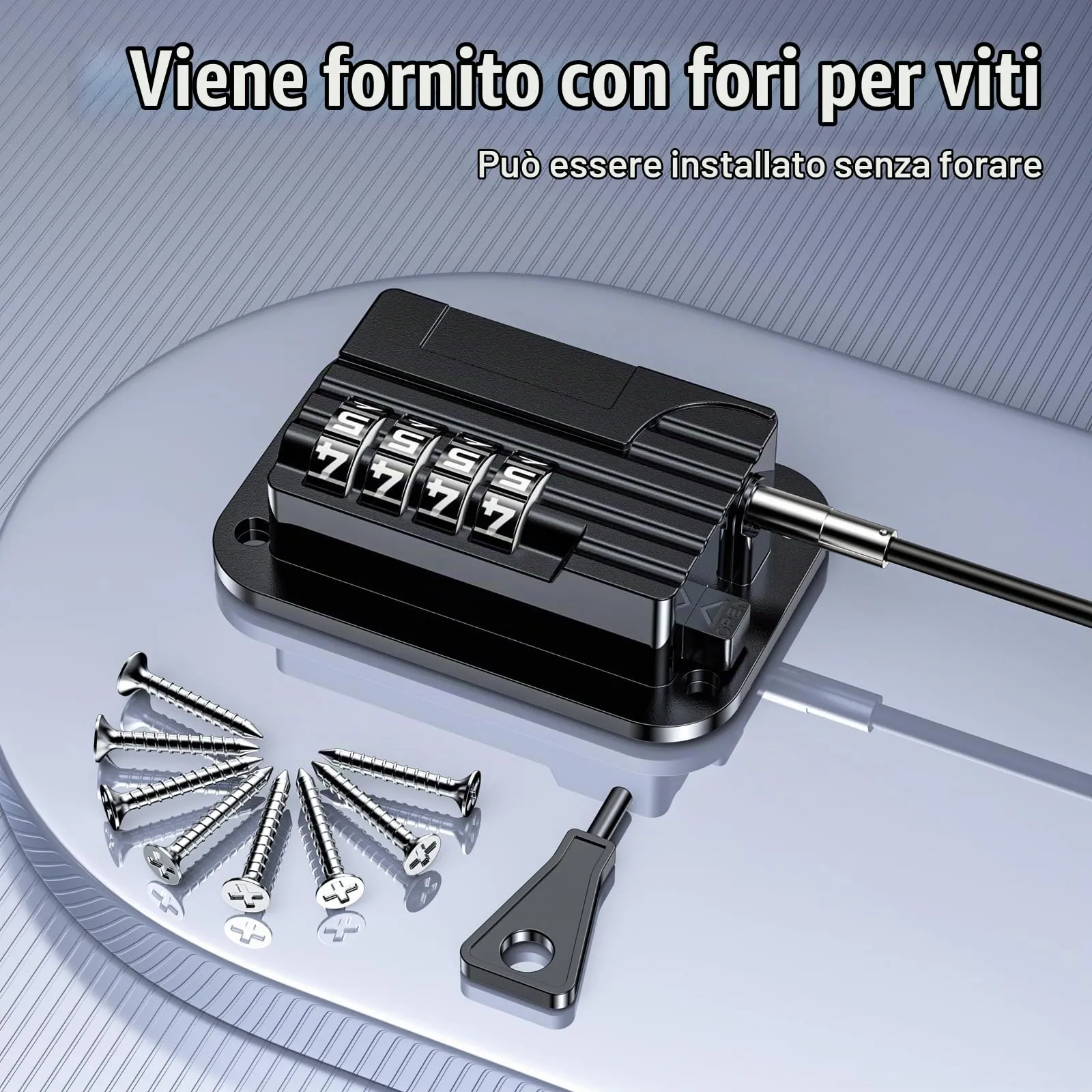 Lucchetto per Frigorifero con Combinazione, Chiusura Frigorifero Blocca Migliorata per Bambini Adulti, Blocca Porta Frigorifero per Frigo Armadi Porte Finestre Guardaroba，2 pezzo - Nero - immagine 7