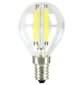 V-TAC VT-1996 Lampadina LED E14 4W MiniGlobo Filamento P45 - Bianco caldo 2700K - SKU 4300 - immagine 1