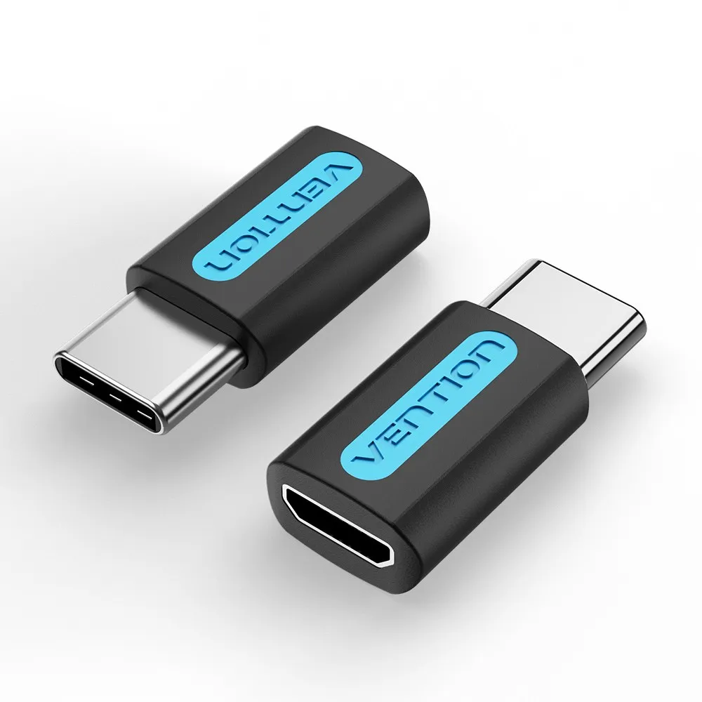 Vention CDXB0 adattatore per inversione del genere dei cavi USB C Micro USB B Nero - immagine 1