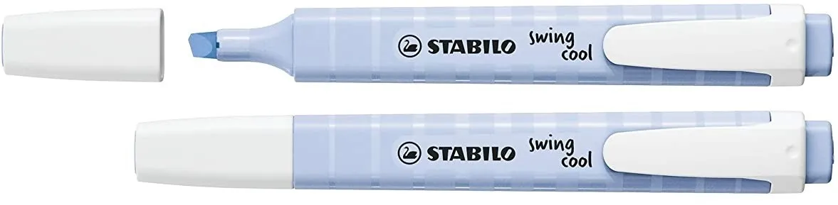 STABILO swing cool Pastel evidenziatore 1 pz Punta smussata Blu - immagine 1