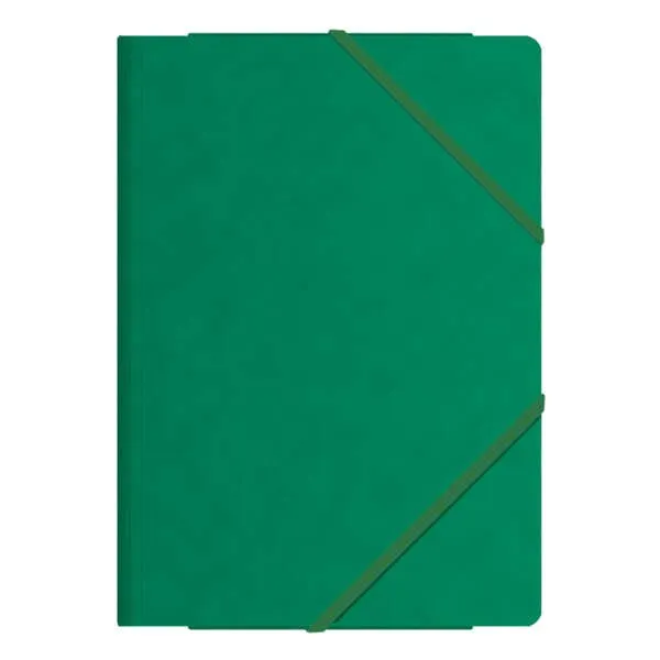 Cartelline elastiche Dohe con tre alette - Formato A4 - Cartone di alta qualità - Laminato - Chiusura elastica piatta - immagine 1