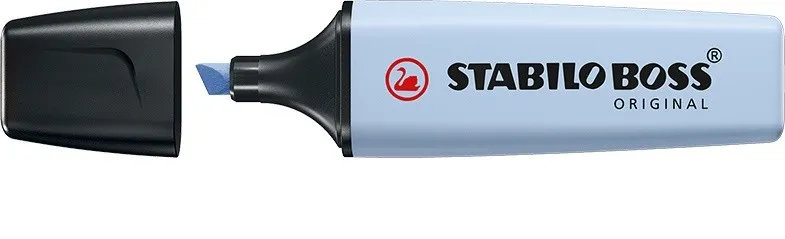 STABILO Boss Original Pastel markeerstift cloudy blue (lichtblauw) - immagine 1